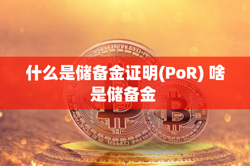 什么是储备金证明(PoR) 啥是储备金 